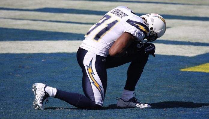 taking a knee