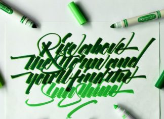 How To Create The Perfect Brush Lettering With A Crayola Marker