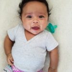 Cute baby looking at camera