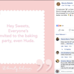 Beauty Bakerie response to Huda Beauty