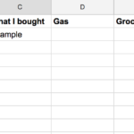budget spreadsheet