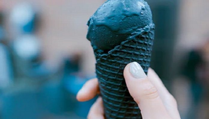 black ice cream