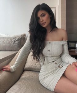 Kylie Jenner in a Fashion Nova dress