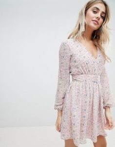 Missguided floral chiffon dress for $45 from asos.com