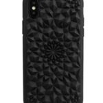 Valentine gift Matte black kaleidoscope iphone case, 40 USD, felonycase