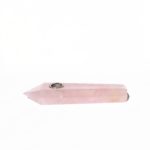 Valentine gift Rose quartz crystal pipe, 50 cad, jjsnacks.ca