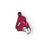 Valentine gift Stephen McDermott tan lines pin, 15 cad, tkvolife