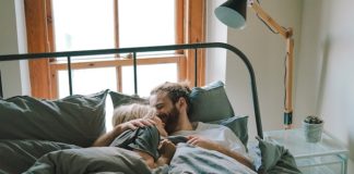 6 Ways To Help Your Partner Overcome Insecurity In The Bedroom couple in bed sexual insecurity