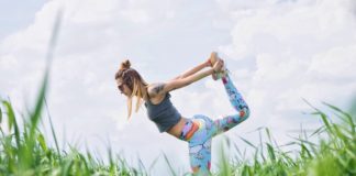 stretch stretching woman