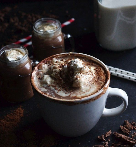 image result for boozy hot chocolate pinterest" 