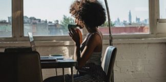 Strong Women Don’t Wait Around For Men Who Can’t Make Up Their Minds independent woman drinking tea