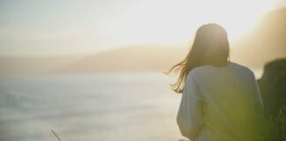 woman gazing into distance