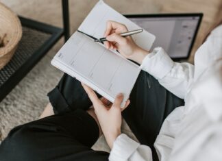 How I Got My Life (And Time Management Skills) Back on Track woman-planner-time-management