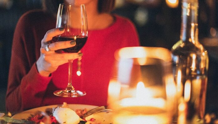 pexels-elina-sazonova-1850595 woman drinking red wine