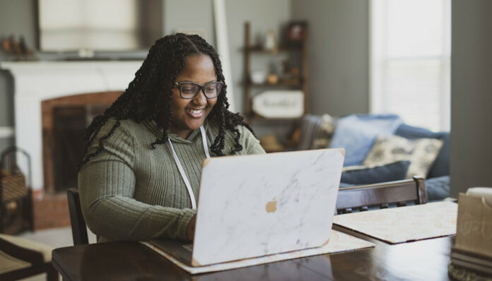 Online Learning_ Student on Laptop - 7360x4912 remote-work