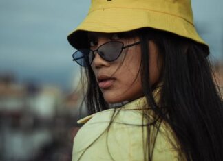 Woman With Bucket Hat
