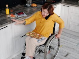 Woman With Disabilities Living Idependently