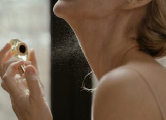 Woman Using Perfume