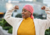 Woman Preparing for Breast Cancer Surgery