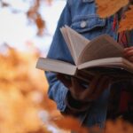 reading a book