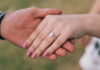 Couple Showing Off Engagement Ring