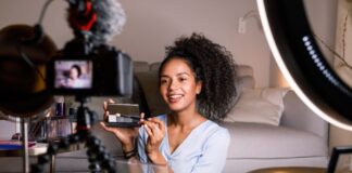 Woman Recording Video