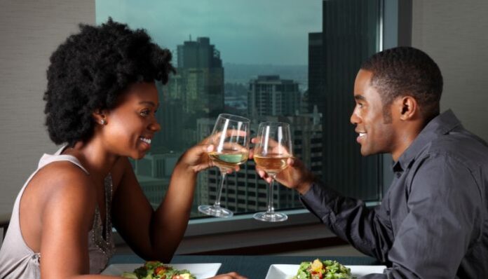 Dating After Loss Couple on a Date After Woman Lost Husband