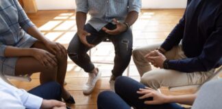 What Really Happens In Alcohol Rehab? A First-Timer’s Guide for Women People in Rehab Talking Through Alcohol Use