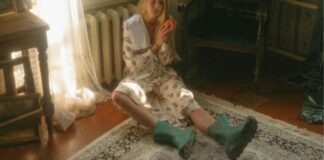 Woman Enjoying New Rug