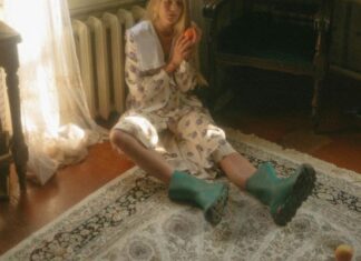 Woman Enjoying New Rug