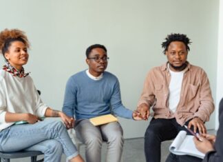 Group Therapy Session During Addiction Treatment