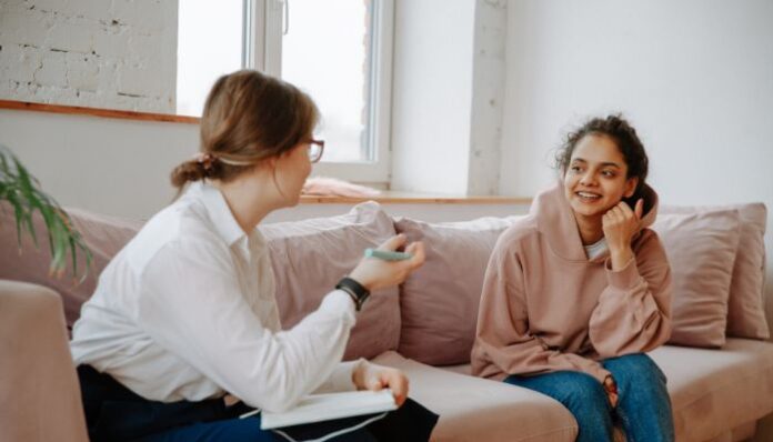 Woman in Therapy Session