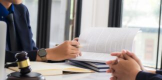 Woman Talking to Personal Injury Lawyer