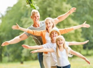Why Single-Leg Balance Exercises Are Good For Kids Family Trying to Balance together