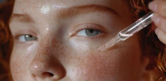Woman Applying Conduction Gel Before Skincare Treatment