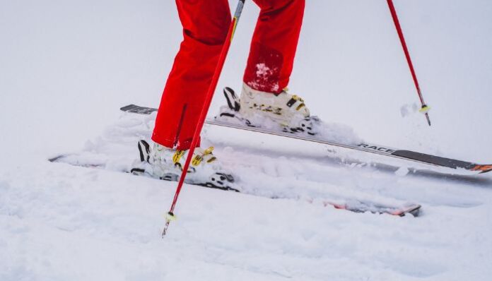 Skiing in France Person Skiing Outdoors in Winter Somewhere in France