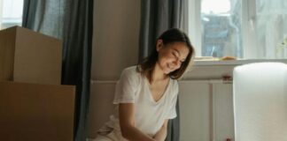 renter packing to move to co-living space