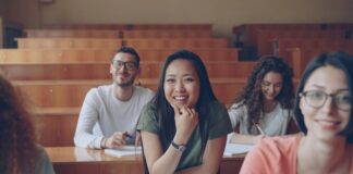 woman in classroom