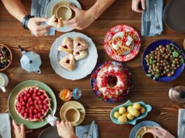 Group Enjoying Sweet Treats After Fasting
