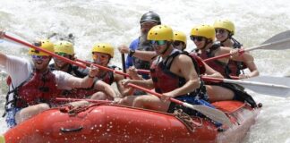 whitewater rafting
