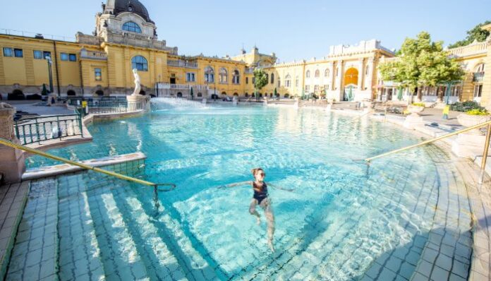 Budapest (1) Woman Swimming in Budapest