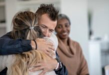 Tips for Overcoming Addiction & Finding Freedom Man and Woman Embracing After Addiction Treatment
