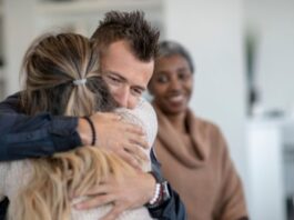 Tips for Overcoming Addiction & Finding Freedom Man and Woman Embracing After Addiction Treatment