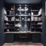 Home office – dark – we heart it