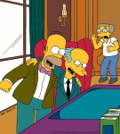 Homer and Smithers