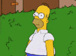 Homer hiding gif