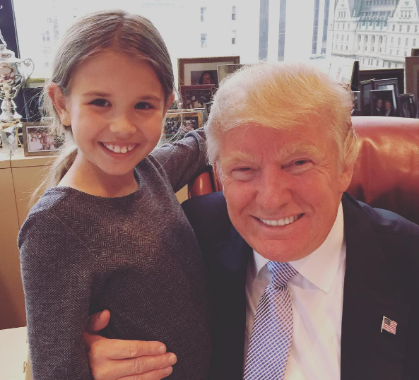 trump and granddaughter