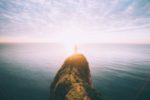 Millennials & Freedom. Sunset by the Sea