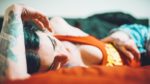 woman lying down