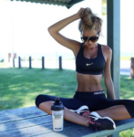 working out
